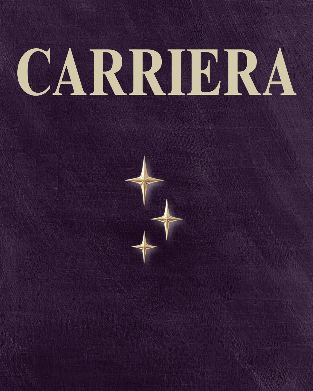 CARRIERA E DENARO